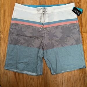 NWT Men’s Burnside Performance Board Shorts With UV Protection & Quick Drying